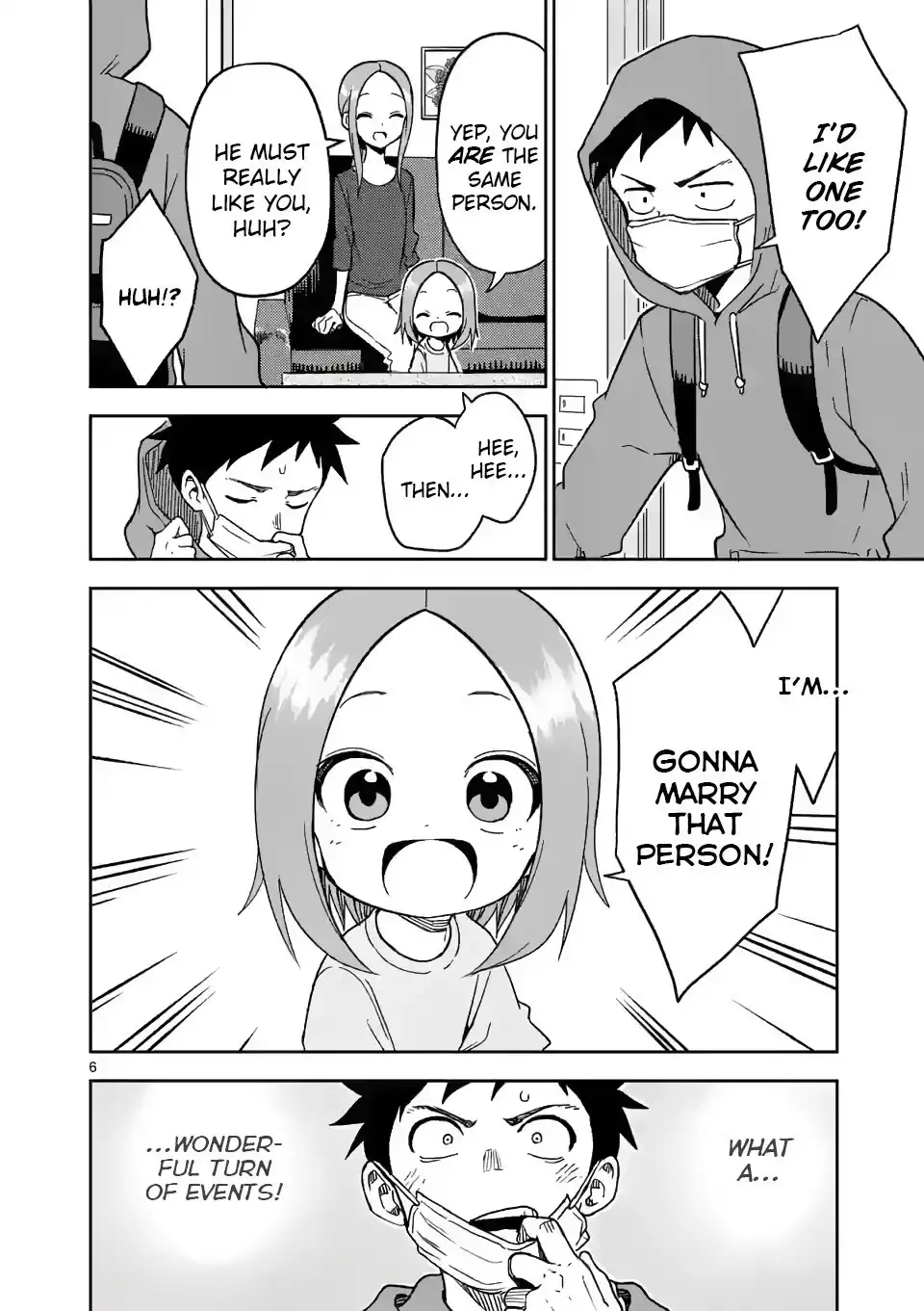 Karakai Jouzu no (Moto) Takagi-san Chapter 186 6